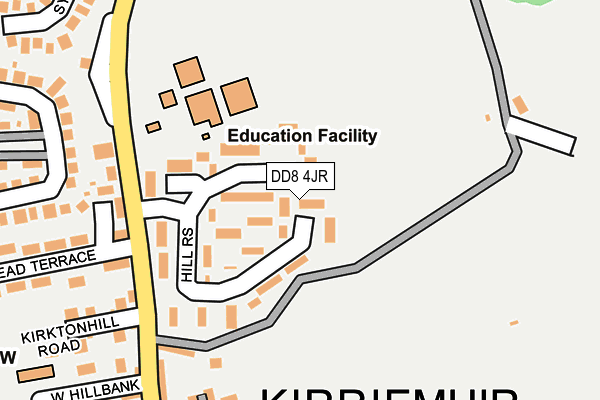 DD8 4JR map - OS OpenMap – Local (Ordnance Survey)