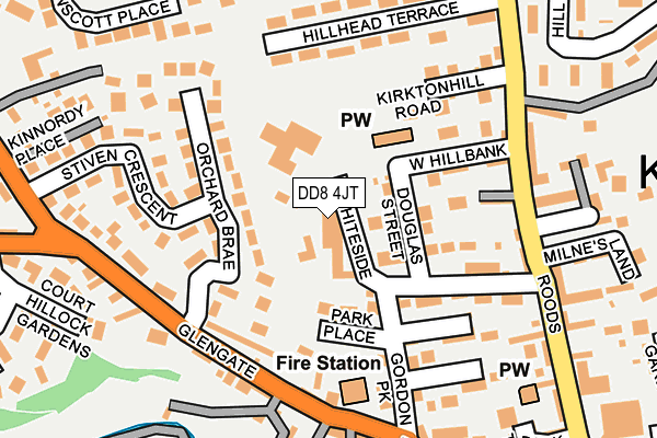 DD8 4JT map - OS OpenMap – Local (Ordnance Survey)