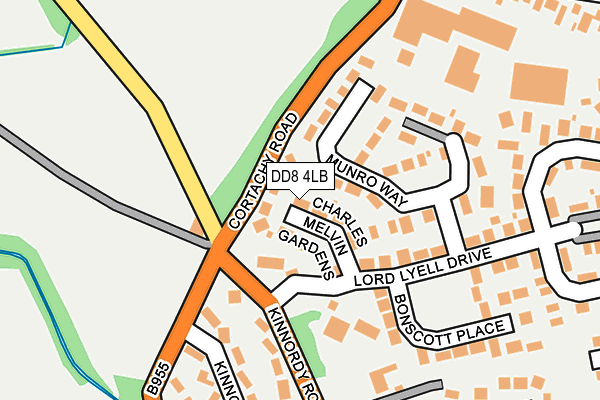 DD8 4LB map - OS OpenMap – Local (Ordnance Survey)