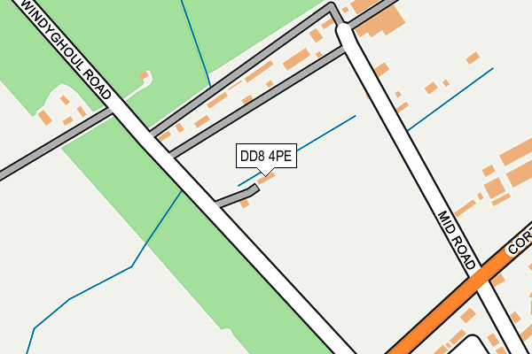 DD8 4PE map - OS OpenMap – Local (Ordnance Survey)