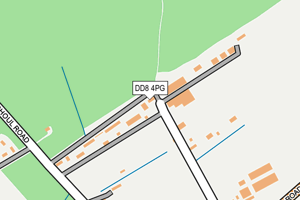 DD8 4PG map - OS OpenMap – Local (Ordnance Survey)