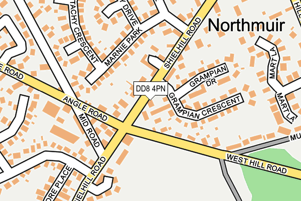 DD8 4PN map - OS OpenMap – Local (Ordnance Survey)