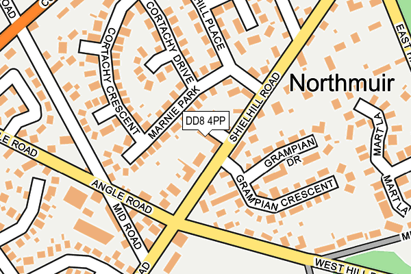 DD8 4PP map - OS OpenMap – Local (Ordnance Survey)