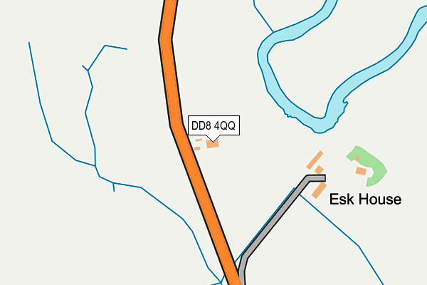 DD8 4QQ map - OS OpenMap – Local (Ordnance Survey)