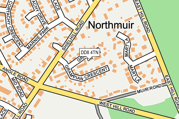 DD8 4TN map - OS OpenMap – Local (Ordnance Survey)