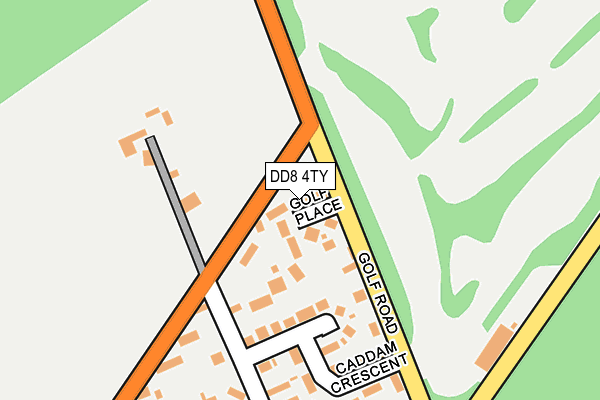 DD8 4TY map - OS OpenMap – Local (Ordnance Survey)