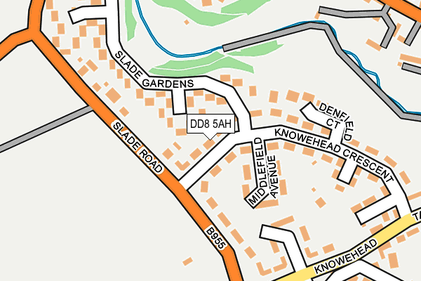 DD8 5AH map - OS OpenMap – Local (Ordnance Survey)
