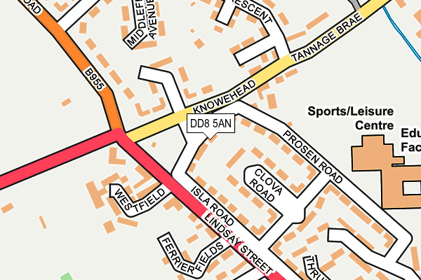 DD8 5AN map - OS OpenMap – Local (Ordnance Survey)