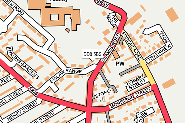 DD8 5BS map - OS OpenMap – Local (Ordnance Survey)