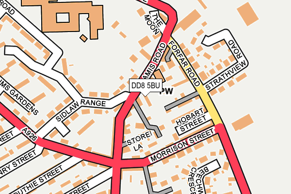 DD8 5BU map - OS OpenMap – Local (Ordnance Survey)