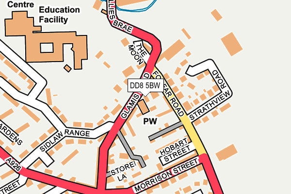 DD8 5BW map - OS OpenMap – Local (Ordnance Survey)