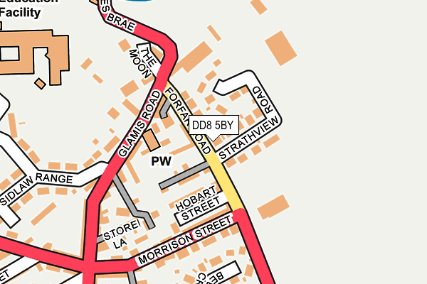 DD8 5BY map - OS OpenMap – Local (Ordnance Survey)