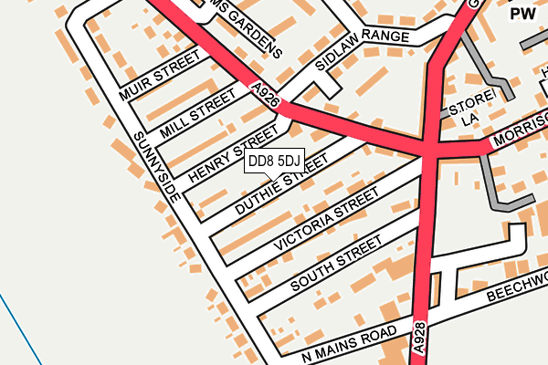 Map of RED TREE HOMES LTD at local scale