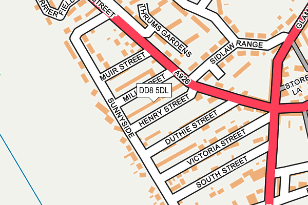 DD8 5DL map - OS OpenMap – Local (Ordnance Survey)