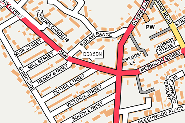 DD8 5DN map - OS OpenMap – Local (Ordnance Survey)