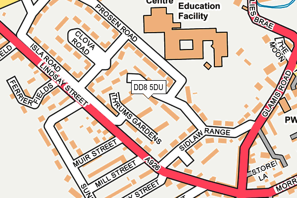 DD8 5DU map - OS OpenMap – Local (Ordnance Survey)