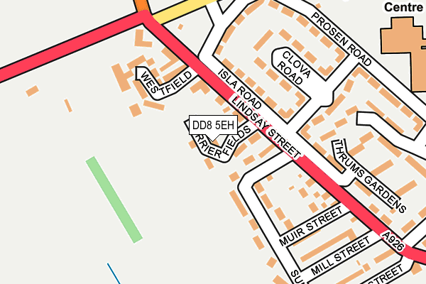 DD8 5EH map - OS OpenMap – Local (Ordnance Survey)