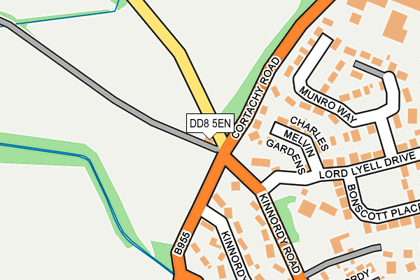 DD8 5EN map - OS OpenMap – Local (Ordnance Survey)