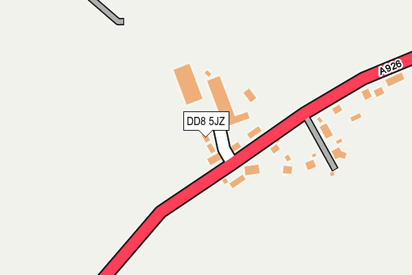 DD8 5JZ map - OS OpenMap – Local (Ordnance Survey)