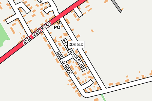 DD8 5LD map - OS OpenMap – Local (Ordnance Survey)