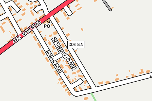 DD8 5LN map - OS OpenMap – Local (Ordnance Survey)