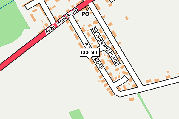 DD8 5LT map - OS OpenMap – Local (Ordnance Survey)