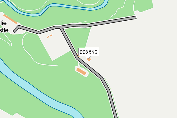 DD8 5NG map - OS OpenMap – Local (Ordnance Survey)