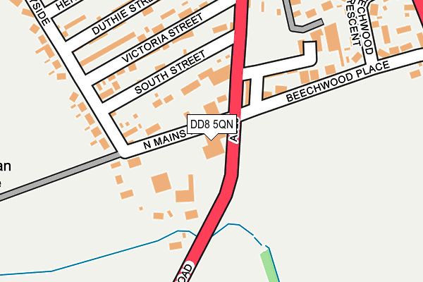 DD8 5QN map - OS OpenMap – Local (Ordnance Survey)