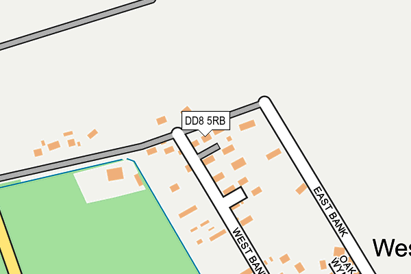 DD8 5RB map - OS OpenMap – Local (Ordnance Survey)