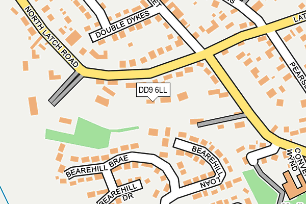 DD9 6LL map - OS OpenMap – Local (Ordnance Survey)