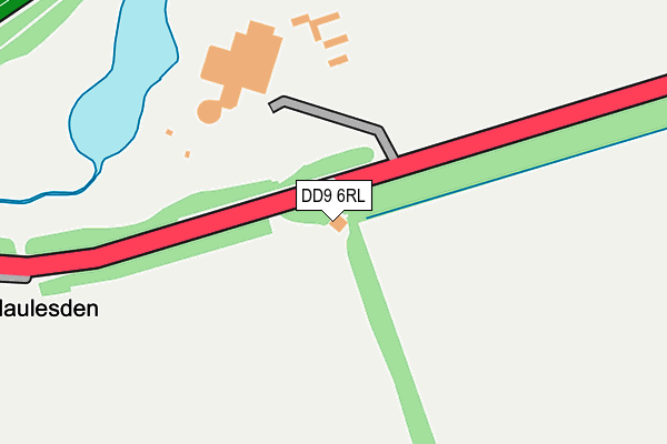 DD9 6RL map - OS OpenMap – Local (Ordnance Survey)