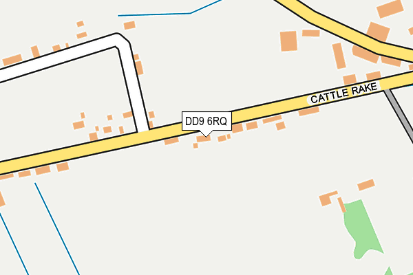DD9 6RQ map - OS OpenMap – Local (Ordnance Survey)