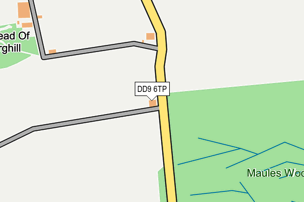 DD9 6TP map - OS OpenMap – Local (Ordnance Survey)