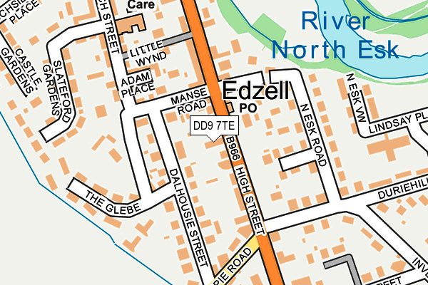 Map of N.E.I. (EDZELL) LIMITED at local scale