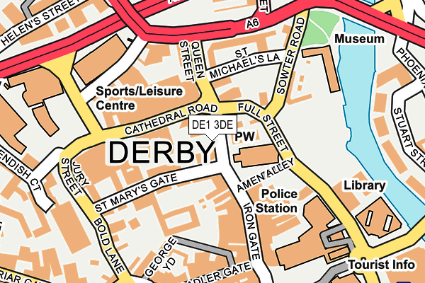 Map of SOUTH CORNER (DERBY) MANAGEMENT COMPANY LIMITED at local scale
