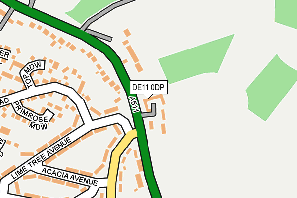 Map of DEALMEAD LIMITED at local scale