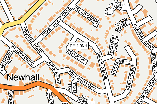 Map of KG FAMILY HOMES LTD at local scale