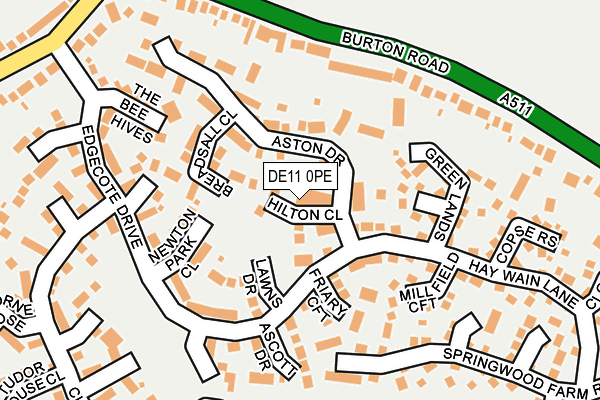 Map of RHATIGAN EDUCATION LIMITED at local scale