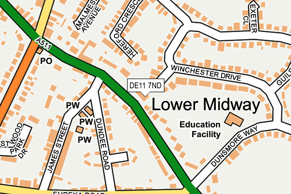 Map of REPUTATION WINDOWS LTD at local scale