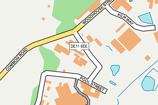 Map of INVALE LIMITED at local scale