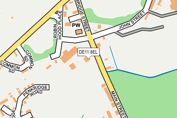 Map of PALLETMAN SERVICES LIMITED at local scale