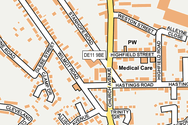 Map of AUTOCLENZ HOLDINGS LIMITED at local scale