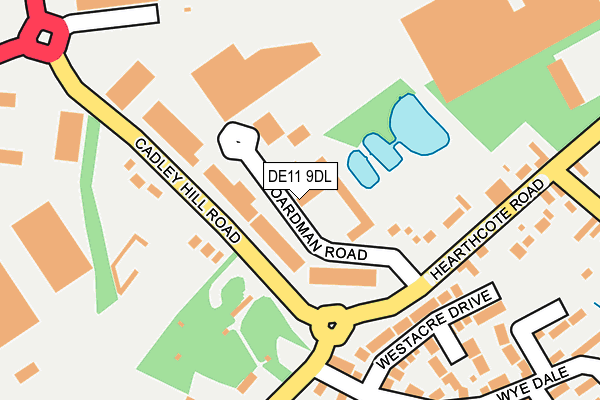 Map of TRES CYCLES LIMITED at local scale