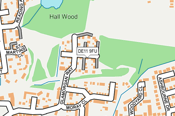 DE11 9FU map - OS OpenMap – Local (Ordnance Survey)