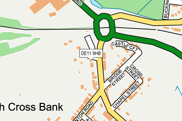 DE11 9HB map - OS OpenMap – Local (Ordnance Survey)