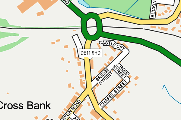 DE11 9HD map - OS OpenMap – Local (Ordnance Survey)