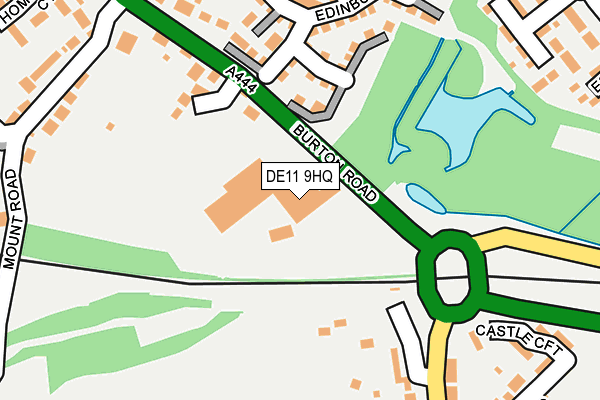 DE11 9HQ map - OS OpenMap – Local (Ordnance Survey)