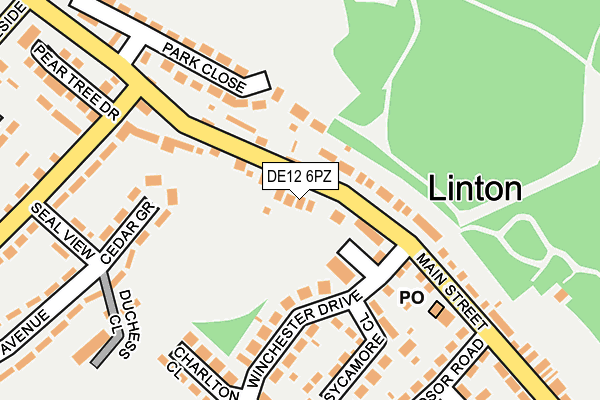 Map of MORNSHILL LIMITED at local scale