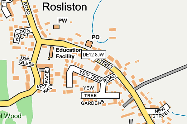 Map of MIDLEISURE SERVICES (VENDING) LIMITED at local scale