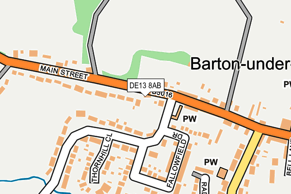 Map of PROBUILD BARTON LTD at local scale